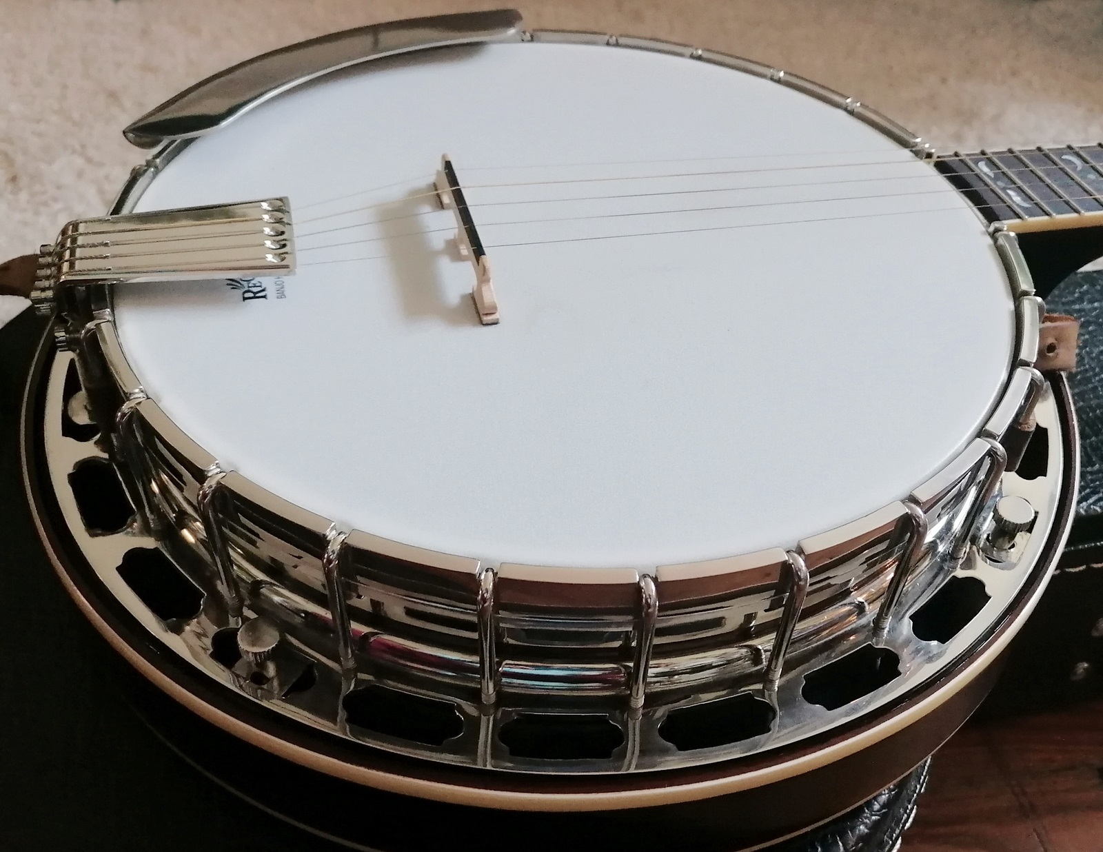 5 String Bluegrass Banjo - Flange and Head