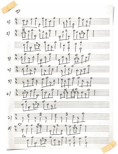 D Major Licks - Part 1