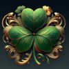 Irish Muster Kleeblatt