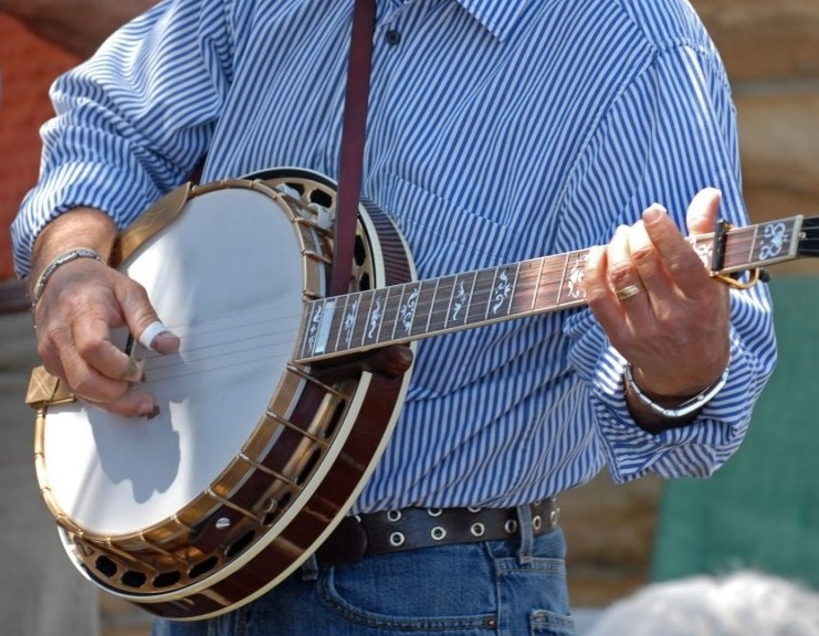 Bluegrass 5 String Banjo Player